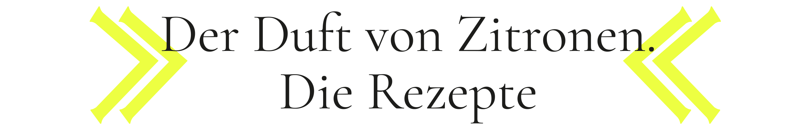 Der Duft von Zitronen
